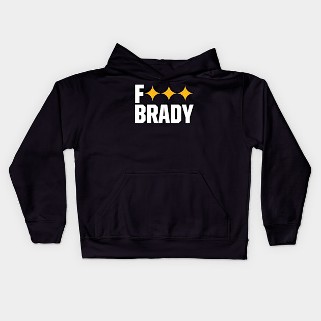 F*** BRADY Kids Hoodie by OldSkoolDesign